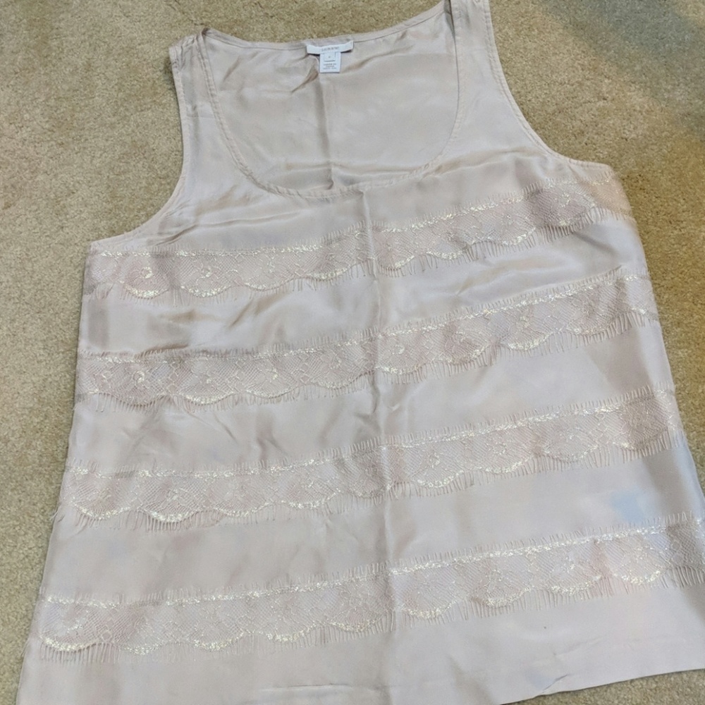 100% silk J. Crew tank top